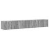 vidaXL TV Wandkast 2 st Grijs Sonoma Bewerkt hout
