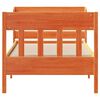 vidaXL Bedframe zonder matras massief grenenhout wasbruin 100x200 cm