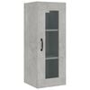 vidaXL Wandkast 34,5x34x90 cm betongrijs
