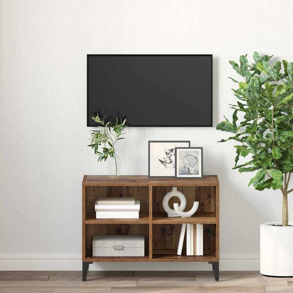 vidaXL Tv-meubelset Bruin 69,5 x 30 x 50 cm Bewerkt hout