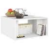 vidaXL Salontafels 4 st 33x33x33 cm bewerkt hout wit