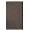 vidaXL Deurmat 90x150 cm beige