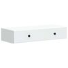 vidaXL Wandmontage Zijtafel Wit 87,5 x 34,5 x 17 cm Bewerkt hout