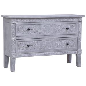 vidaXL Dressoir met 2 lades 90x30x60 cm massief mahoniehout