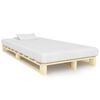 vidaXL Bedframe pallet massief grenenhout 120x200 cm
