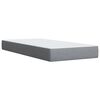 vidaXL Boxspring met matras stof lichtgrijs 90x190 cm