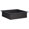 vidaXL Vuurkorfring Zwart 90 x 90 x 25 cm Staal