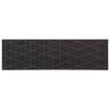 vidaXL Keuken Vloerkleed Antraciet geruit 300 x 60 cm 100% Polyamide