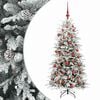 vidaXL Kunstmatige Inklapbare Kerstboom 120 cm 150 LED's Warmwit