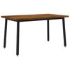 vidaXL Vierkante Eettafel 140 x 80 x 75 cm Massief Acaciahout