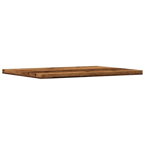 vidaXL Wandschappen 4 st 40x30x1,5 cm bewerkt hout oud houtkleurig
