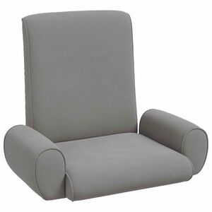 vidaXL Verstelbare vlo stoelen Donkergrijs Grove Fluweel