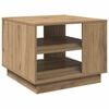 vidaXL Salontafel 55x55x42 cm bewerkt hout artisanaal eikenkleurig