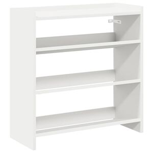 vidaXL Schoenenrek 60x25x62 cm bewerkt hout wit
