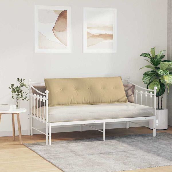 vidaXL Rugkussen Grijs groen 140 x 50 cm Cordstof