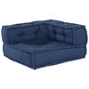 vidaXL Modulair bank 4 pcs Indigo Stof