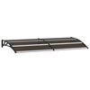 vidaXL Deurluifel 200x75 cm PC zwart