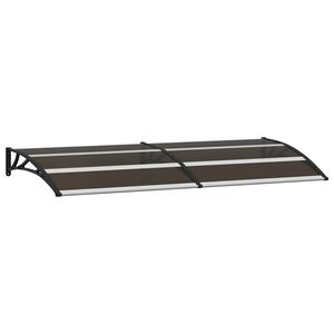 vidaXL Deurluifel 200x75 cm PC zwart