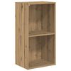 vidaXL Boekenkast 40x30x77 cm bewerkt hout artisanaal eikenkleurig