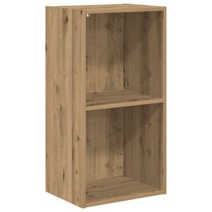 vidaXL Boekenkast 40x30x77 cm bewerkt hout artisanaal eikenkleurig