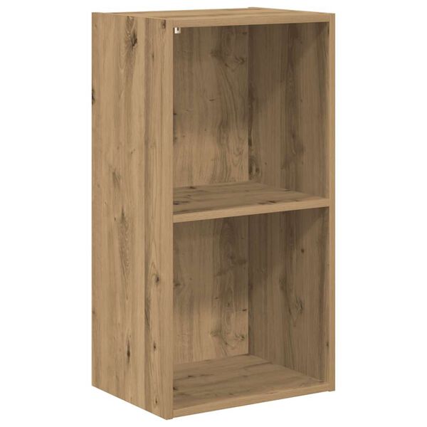 vidaXL Boekenkast 40x30x77 cm bewerkt hout artisanaal eikenkleurig