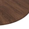 vidaXL Tafelblad bruin eikenkleur 80 x 80 x 1,5 cm Bewerkt hout