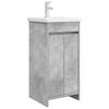 vidaXL Badkamermeubel met Wasbak Betongrijs 42 x 40 x 84,5 cm