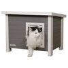 Kerbl Kattenhuis Eli ECO 57x45x43 cm grijs en wit