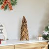 vidaXL Kerstboom met standaard Bruin 50 cm Massief teakhout
