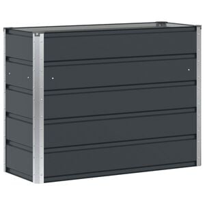 vidaXL Plantenbak Antraciet 100 x 40 x 75 cm Staal