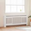 vidaXL Radiatorafdekking 2 pcs Wit 205 x 20,5 x 81,5cm Bewerkt hout