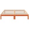vidaXL Bedframe zonder matras massief grenenhout wasbruin 160x200 cm