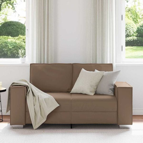 vidaXL Bank 120cm Cappuccino Stof