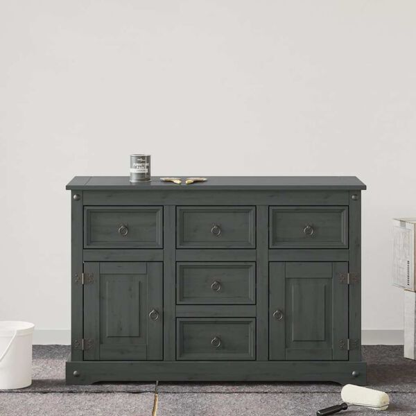 vidaXL Meubelverf Grijs 10 x 10 x 12,2 cm Wandprint