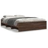 vidaXL Bedframe zonder matras bewerkt hout bruin eikenkleur 120x190 cm