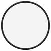 vidaXL Wandspiegel rond &Oslash;20 cm zwart
