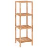 vidaXL Badkamerrek 36x36x112 cm massief walnotenhout