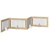 vidaXL Opvouwbaar hondenhek met standaards 4 pcs Sonoma Eiken 401 cm