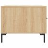 vidaXL Salontafel 50x50x35 cm bewerkt hout sonoma eikenkleurig