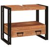 vidaXL Wastafel Kast met lade Bruin 71 x 33 x 58 cm Massief Acaciahout