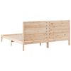vidaXL Bedframe extra lang zonder matras massief hout 180x210 cm