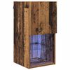 vidaXL Wandgemonteerd tv-meubel 30,5 x 30 x 60 cm Oudhout Bewerkt hout