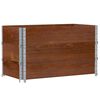 vidaXL Plantenbak 100x50 cm massief grenenhout bruin