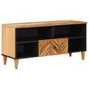 vidaXL Opslagkasten Bruin 100 x 33,5 x 46 cm Massief Mango Hout
