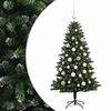 vidaXL Kunstkerstboom met Ballen 150 cm 150 LED's Warmwit