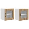 vidaXL Keukenkast 2 pcs Artisan Eiken 40 x 31 x 40 cm Bewerkt hout