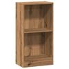 vidaXL Boekenkast 40x24x76 cm bewerkt hout artisanaal eikenkleurig