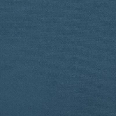 vidaXL Hoofdbord 80x5x78/88 cm fluweel donkerblauw