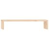 vidaXL Monitorstandaard 50x27x10 cm massief grenenhout