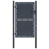 vidaXL Tuinpoort staal 100x200 cm antraciet